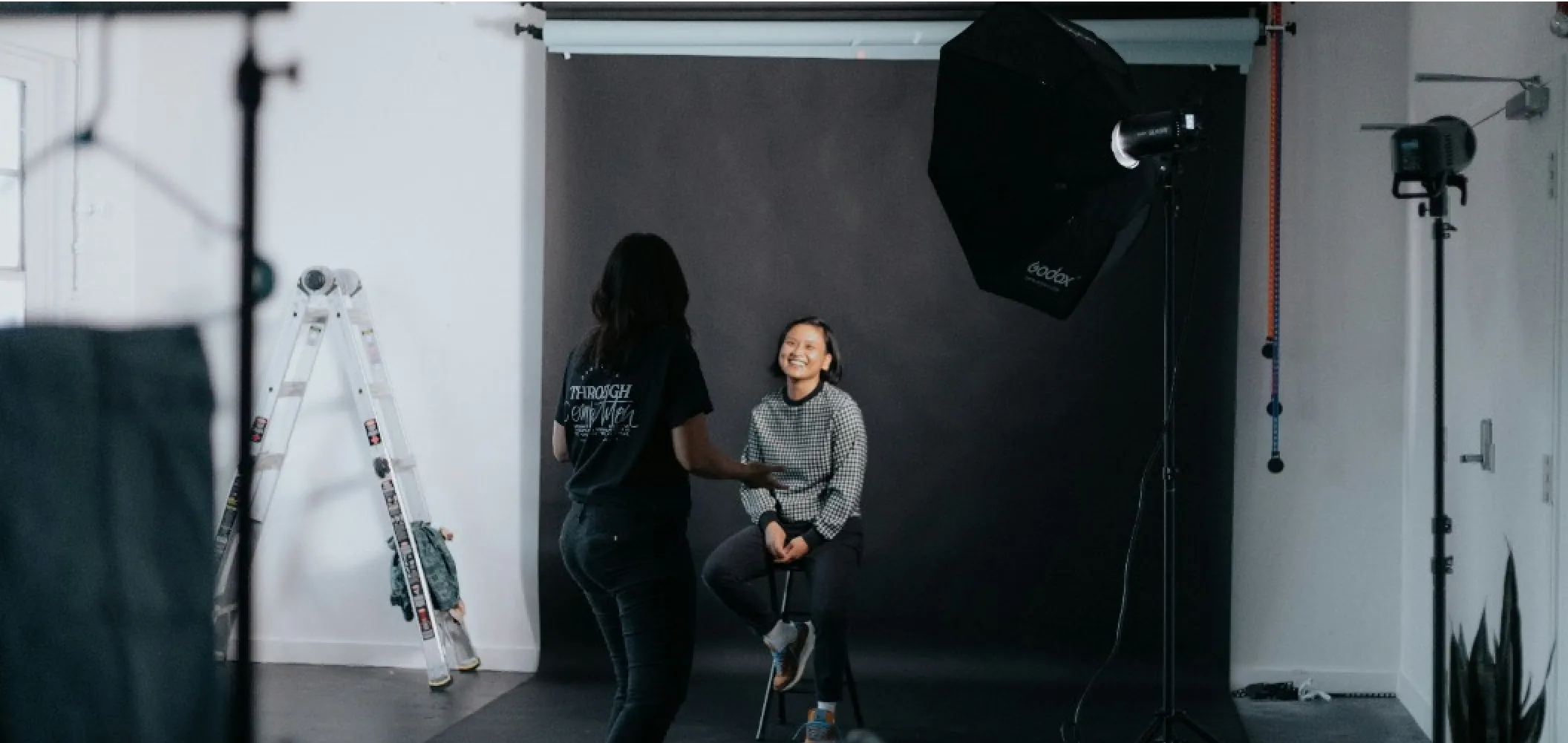One subject, one afternoon, and six lighting setups built from a single head.
